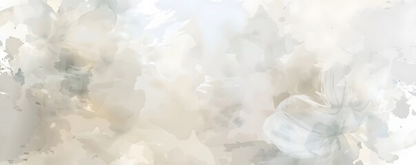 Fototapeta premium Dreamy Watercolor Floral Abstract Background
