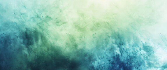 Obraz premium Abstract Watercolor Background with Blurred Blue and Green Colors