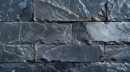 High resolution black slate stone texture background