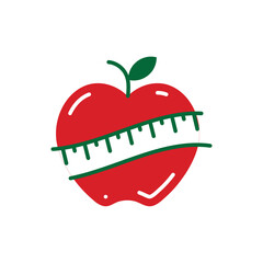 apple measurement tape logo icon