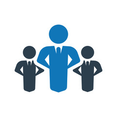 Business leader icon