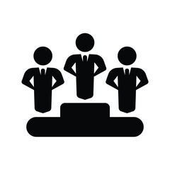 Business winner icon