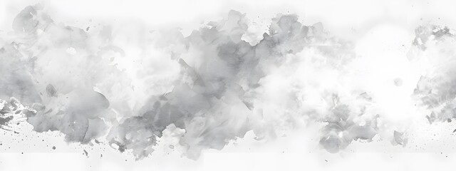 Abstract Watercolor Grey Clouds Background