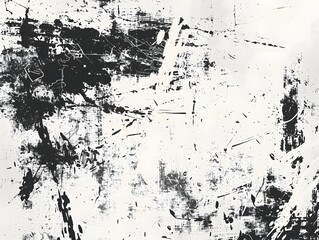 Abstract Grunge Vector Background In Black And White