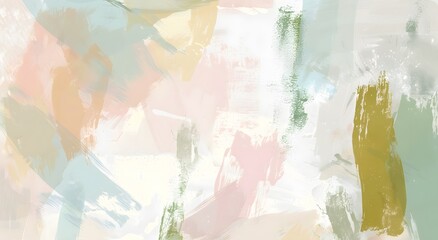 Fototapeta premium Abstract Pastel Background with Soft Shapes and Colors