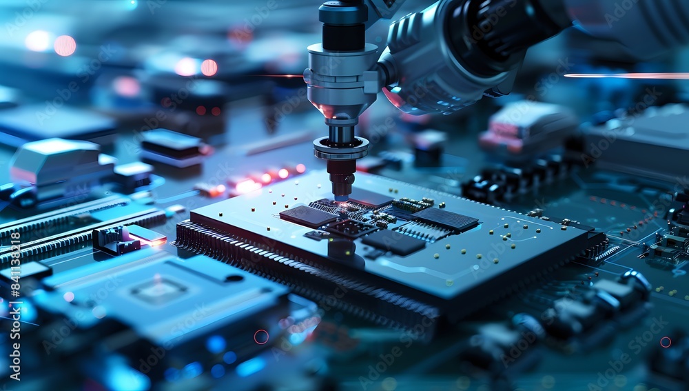 Poster the future of electronics production: automated robotic systems in high-tech industry