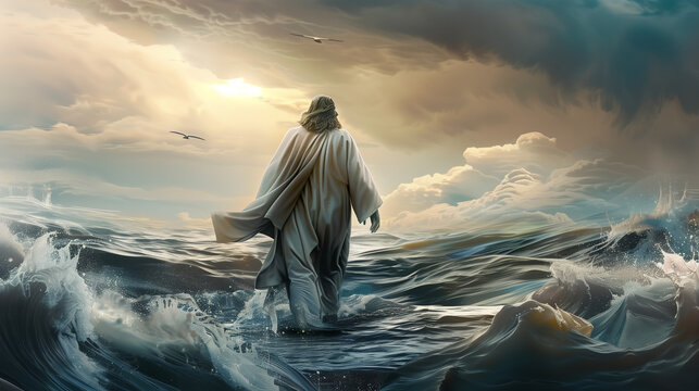 Jesus Walking on the Water &ndash; Miraculous Biblical Scene
