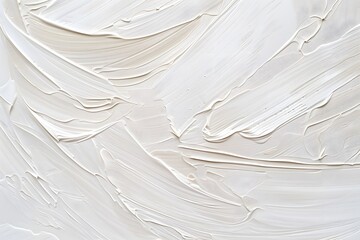 Abstract Creamy White Oil Painting Background