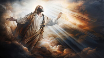 Ascension Day – Jesus Ascending to Heaven