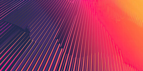 Fractal sharp lines, illustration graphic resources wide background banner colorful cool design, hard edges, generated ai	