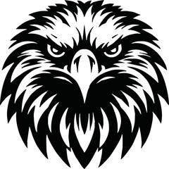 Eagle head icon logo vector