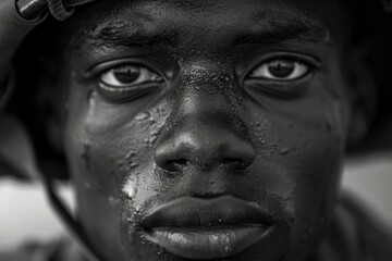 Fototapeta premium Row of Trees in Field