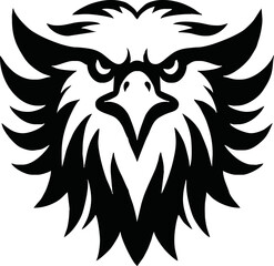 Eagle head icon logo vector