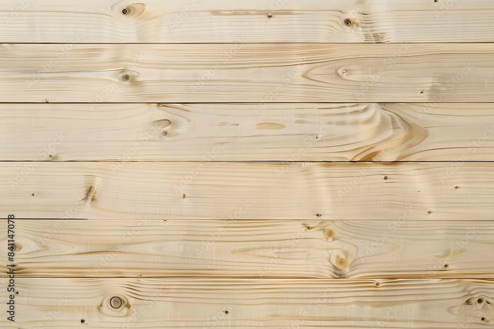 Poster Beige Wood Plank Background Texture