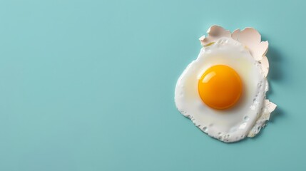 National Egg Day concept with copy space