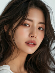 Naklejka premium WOMEN CLEAN FACE plastic surgery 