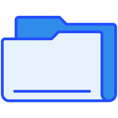 folder Blue Color Icon