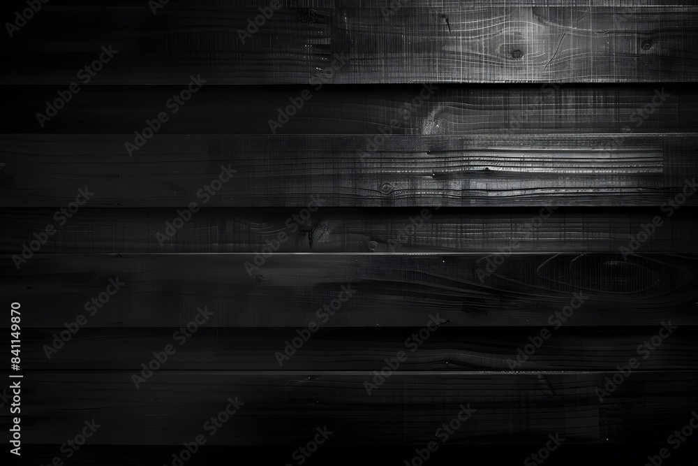 Canvas Prints Dark Minimalist Black Wood Plank Texture