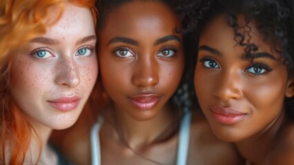 diverse multiethnic modern women inclusive and multicultural concept Generative AI 