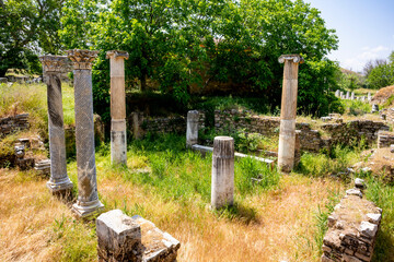 The Aphrodite of Aphrodisias (Afrodisias) combined aspects of a local Anatolian, archaic fertility goddess with those of the Hellenic Aphrodite, goddess of love and beauty. Geyre, Karacasu Aydin 