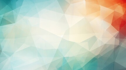Fototapeta premium Soft pastel geometric shapes background for design or decoration in light colors