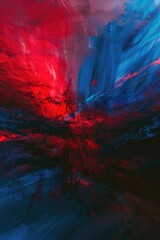 Fototapeta premium Red Blue Sky