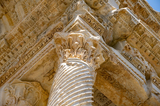The Aphrodite of Aphrodisias (Afrodisias) combined aspects of a local Anatolian, archaic fertility goddess with those of the Hellenic Aphrodite, goddess of love and beauty. Geyre, Karacasu Aydin 
