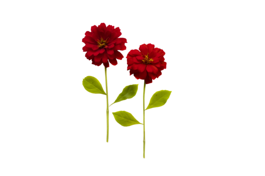 red flowers zinnia elegans local flora of asia arrangement flat lay postcard style 