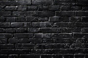Fototapeta premium Dark Brick Wall Texture Background