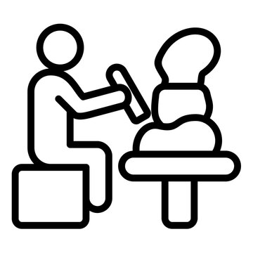 sculptor carving stone sculpture clip art preview