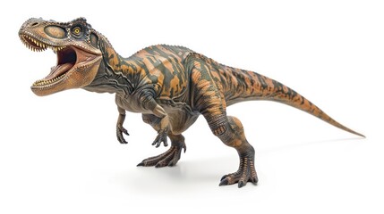 Fototapeta premium Ceratosaurus clearly photo on white background , 