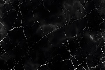 Seamless Black Marble Texture Background