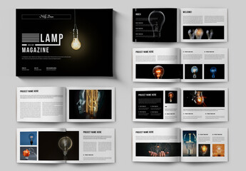 Lamp Magazine Template