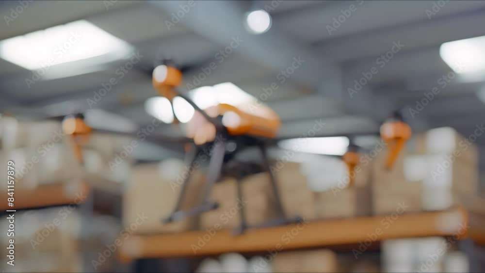 Aufkleber efficient drone delivery system for prescription and parcel shipping using neural networks. concept 