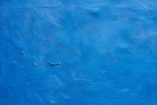 Abstract Blue Painted Wall Texture