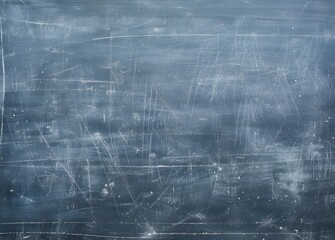 Scratched Blue Chalkboard Texture Background