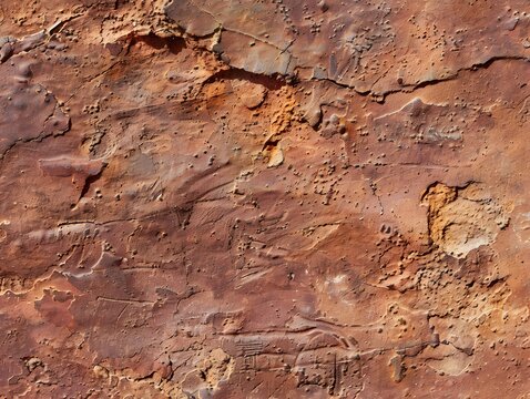 Ancient Terracotta Texture: Worn Reddish-Brown Surface