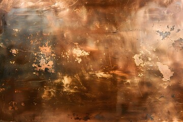 Copper Metal Texture Background - Scratched Surface