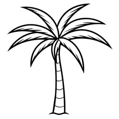 Obraz premium Prickly pear outline coloring book page line art drawing