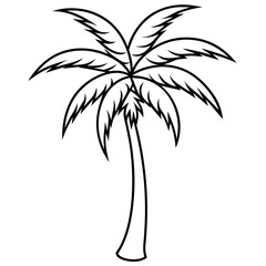 Obraz premium Prickly pear outline coloring book page line art drawing