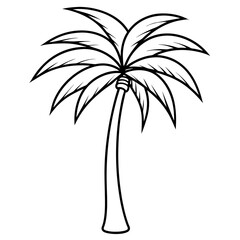 Obraz premium Prickly pear outline coloring book page line art drawing