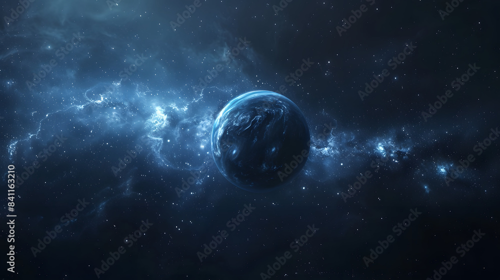 Canvas Prints abstract outer earth space nebula