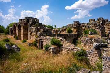 The Aphrodite of Aphrodisias (Afrodisias) combined aspects of a local Anatolian, archaic fertility goddess with those of the Hellenic Aphrodite, goddess of love and beauty. Geyre, Karacasu Aydin 