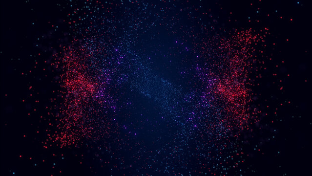 Space Particles Loop Background