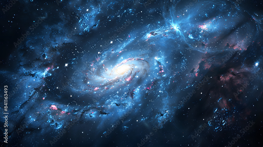 Canvas Prints abstract space background. star and galaxy in space