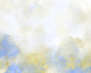 Abstract splashed watercolor background. Design for your cover, date, postcard, banner, logo.