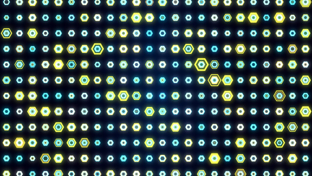 Hexagons Loop Background