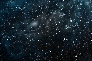 Fototapeta premium Abstract Dark Background with White Particles