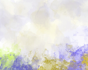 Abstract splashed watercolor background. Design for your cover, date, postcard, banner, logo.