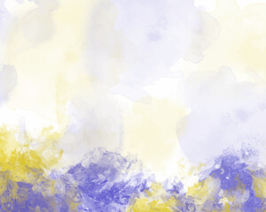 Abstract splashed watercolor background. Design for your cover, date, postcard, banner, logo.